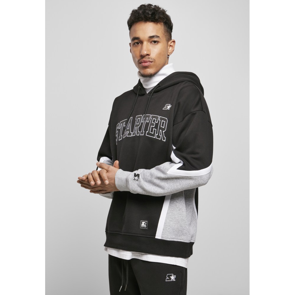 Starter Black Label - Starter Throwback Hoodie - Black/Grey